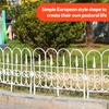 Декоративная вставка для садового забора, 6 шт., нержавеющий пластиковый садовый забор, окантовка газона, клумбы