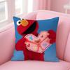 EElmo Cushion Cover Pillow Case Soft Friendly Fabric  Concealed Zipper