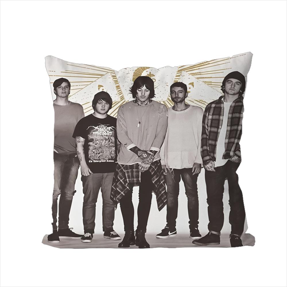 Band BBring Me The Horizon Pillow Case For Car Sofa Decorative Home Doublesided Print Plush Square Throw Pillow Cushion Cover