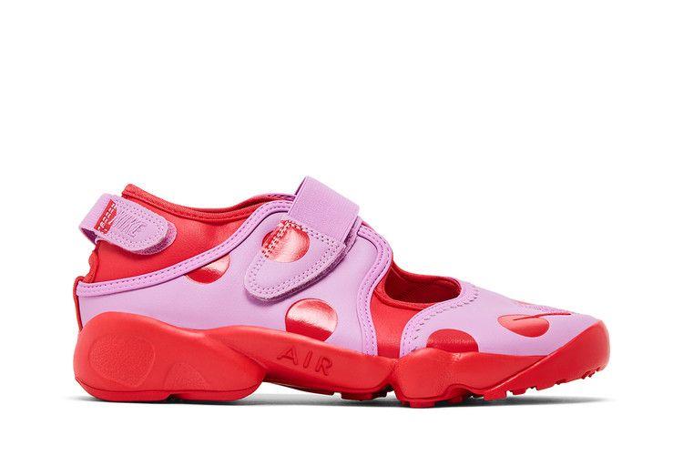 Женские кроссовки Nike Air Rift в горошек светло-малиновые с красным (Женский)
