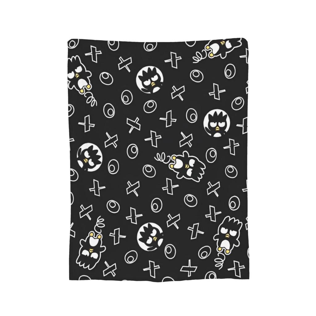 Movie Cartoon Badtz Maru Knitted Blankets Flannel Throw Blankets Bed Sofa Decoration Soft Warm Bedspreads,