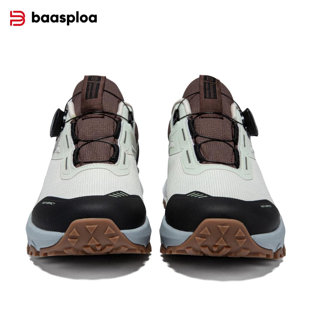 BAASPLOA Мужские походные ботинки для активного отдыха, походная обувь, мужская, с вращающейся пряжкой, легкая, нескользящая, мужской бренд для активного отдыха, мужская обувь, зимняя, обновленная, утолщенная