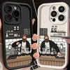 Чехол для iPhone 17 Pro Max 17e 12 Pro 15 Plus 16 Air 13 11 14 Чехол для телефона Мужчина в кофейне