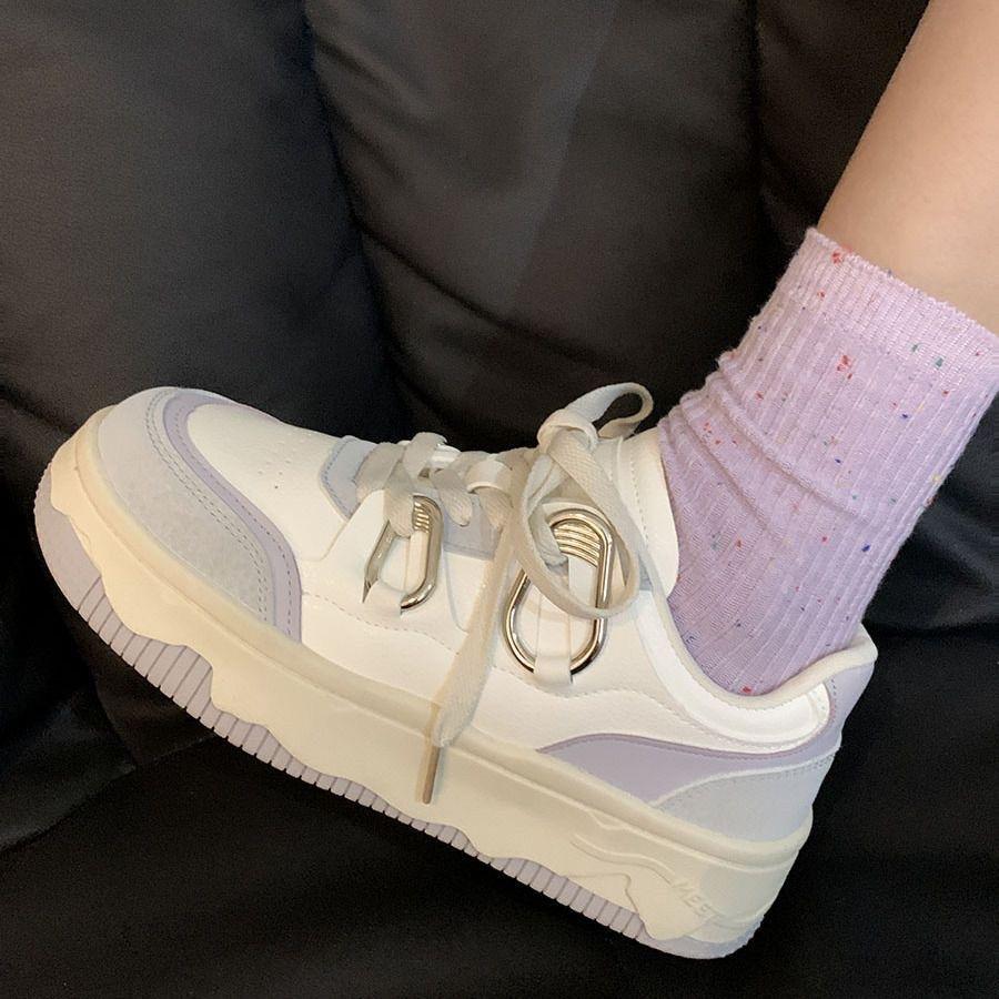 2024 Spring Niche Design Original Board Shoes Women's Fashion Versatile 2024 New Casual Fashion Student Little White Shoes