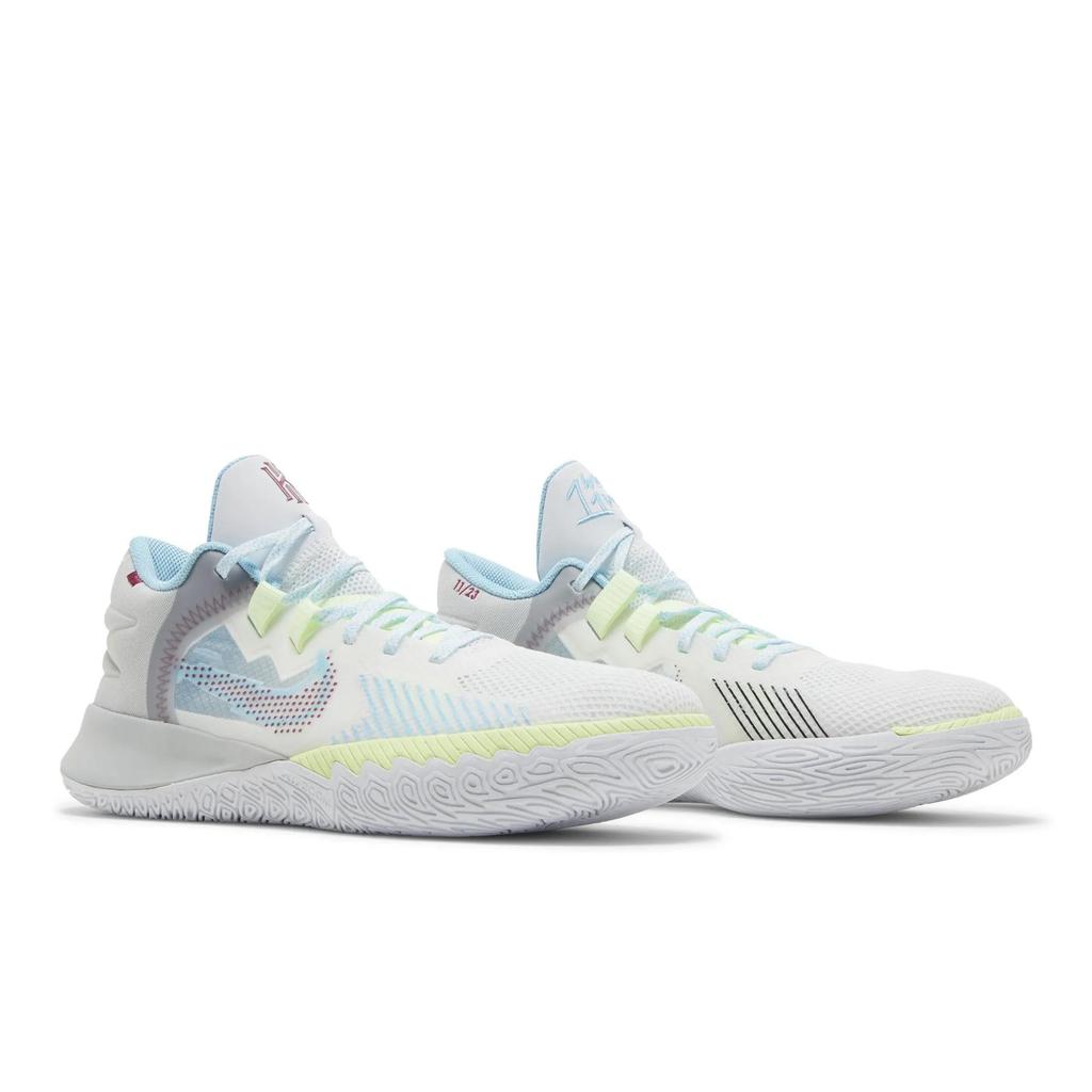 Nike Kyrie Flytrap 5 EP '1 World 1 People' (Unisex) White / Sweet Beet / Grey / Blue Chill / Barely Volt Basketball Shoes DC8991 102