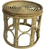 Side Table - DKD HOME DECOR - Rattan - Natural - 40 Cm - Square