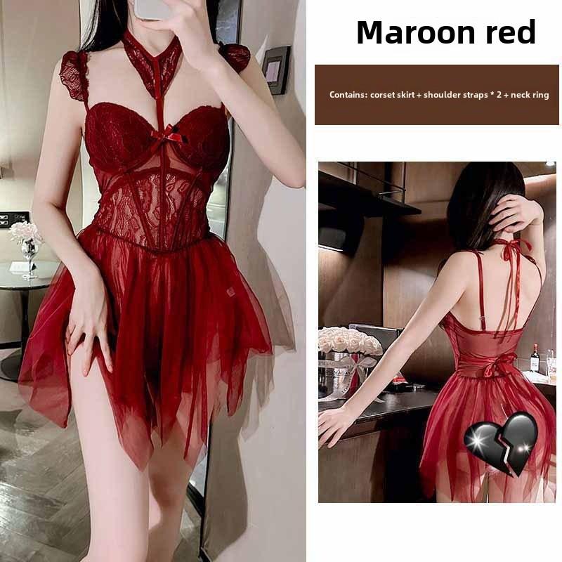 Бюстгальтер Fishbone Pure Want To Wear Кружево с подкладкой для груди Верх с подвязками и коротким нижним жилетом внутри