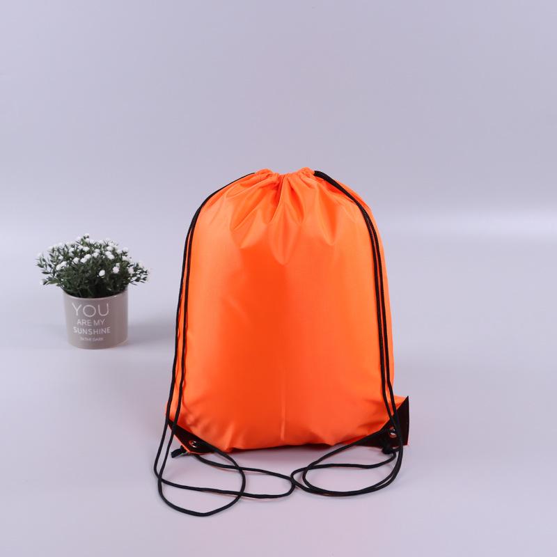 Полиэстерочный рюкзак-мешок на завязках с индивидуальным логотипом для марафона
