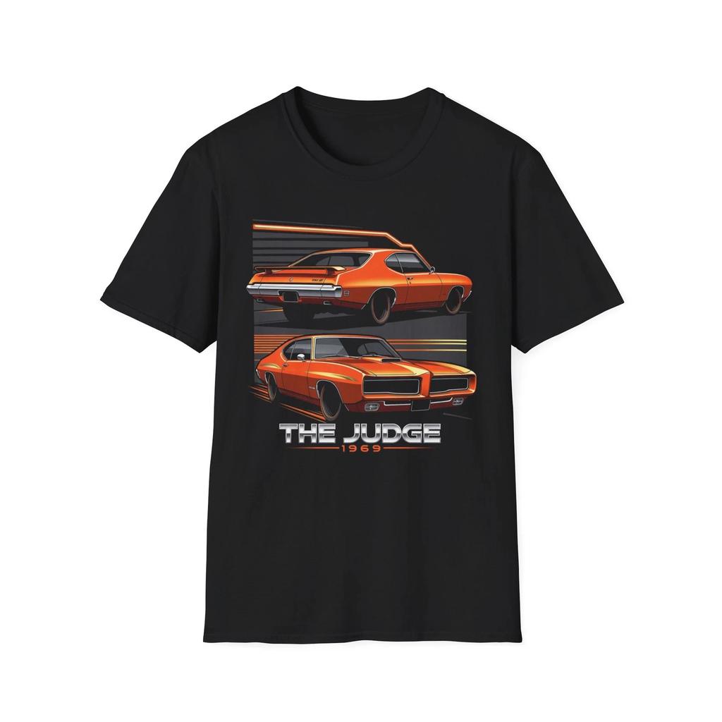 The Judge 1969 GTO Dual View Classic Muscle Car Retro Graphic T-Shirt