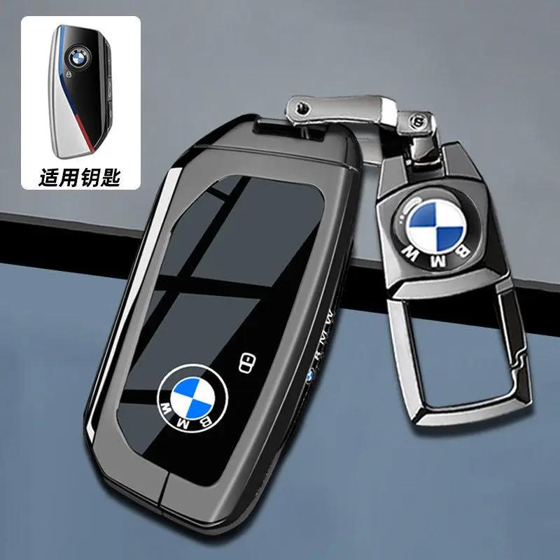 Чехол для автомобильного ключа Сумка-чехол для ключа Брелок для BMW X1 U11 X7 G07 XM G09 i7 7 Серия G70 LCI iX I20 U06 G81 M3 Автомобильные аксессуары для интерьера