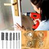 Wire Brush, Brass Brush, Hexagonal Shaft Twisted Brush, Drill Brush, Brush-Shaped, Polishing Tool, Rust Remover, Polishing Brush for Electric Drills,