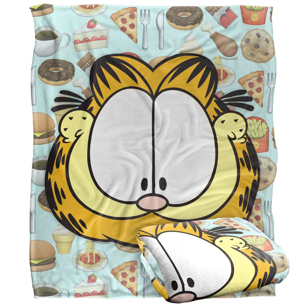 Garfield Silky Food Supersoft Blanket