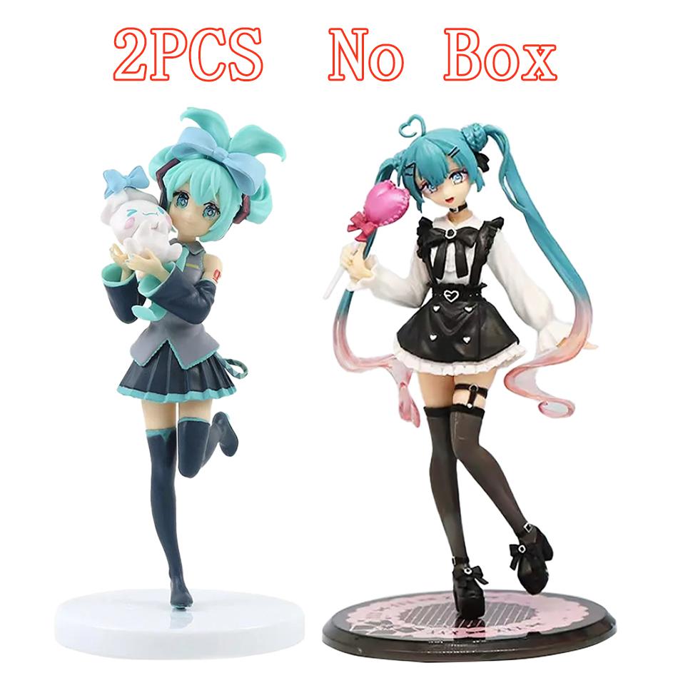 21cm Hatsune Miku Anime Figure Fashion Subclture Miku Action Figure PVC Collection Model Kawaii Girl Doll Toy Christmas Gift