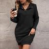 Womens Fall Sweatshirts Dresses Long Sleeve Fleece Sweaters Pullover Clothes With Pockets