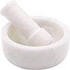 10.16 Cm Mortar and Pestle Set, Kharad, Masher Spice Mixer Okhli and Musle Kharal for Kitchen
