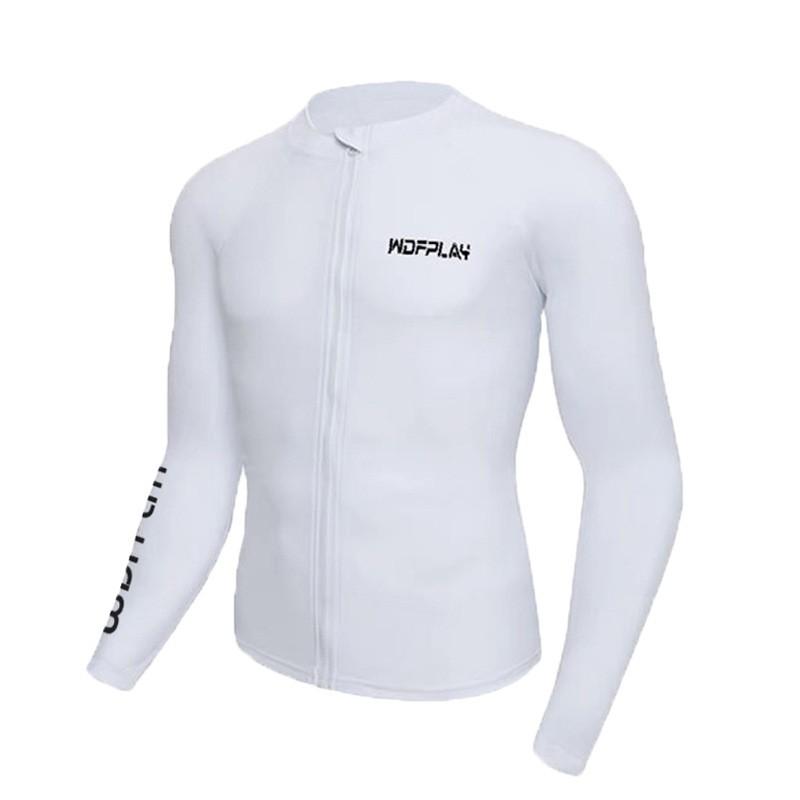 Mens UV Protection Rash Guard Set Long Sleeve Surfing Swimsuit Snorkeling Diving Beach Outdoor Water Sports