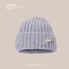 New Loose Knitted Hat for Women In Autumn and Winter Face Showing Small Wool Hat Personalized Letters Warm Cold Hat Couple Pullover Hat