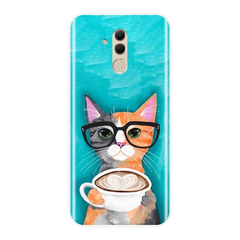 Силиконовый чехол для телефона для Huawei Mate 7 8 9 10 20 Lite Pink Pig Cat Bear Rabbit Alpaca Мягкая задняя крышка для Huawei Mate 9 10 20 Pro