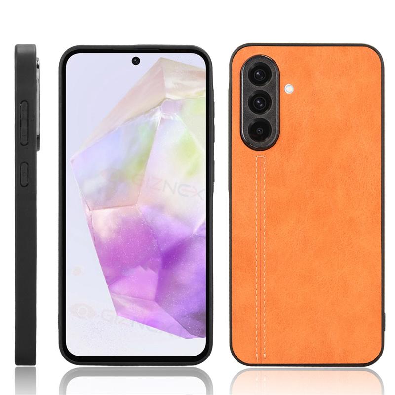 Для Samsung Galaxy A36 5G 2024 SM-A366E чехол сшитый PU кожа Galaxy A36 5G PC жесткий задний защитный чехол для телефона Fund