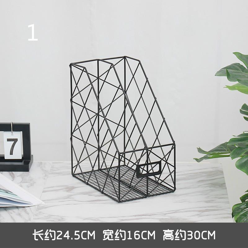 Простой геометрический настольный книжный шкаф, настольный ящик для хранения, папка-стойка
