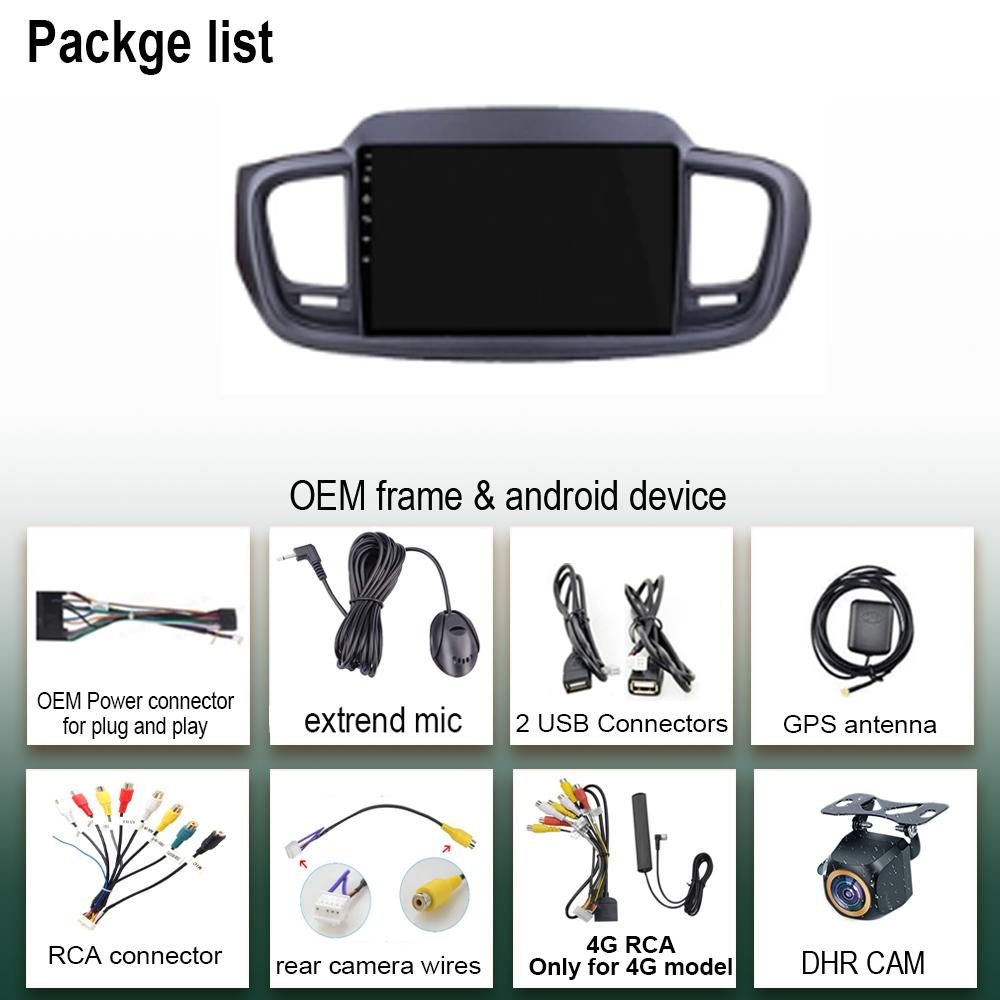 Автомобиль для Kia Sorento 3 2014 - 2020 Android Auto Radio Stereo Head Unit Multimedia Player GPS Navigation Carplay QLED No 2din DVD