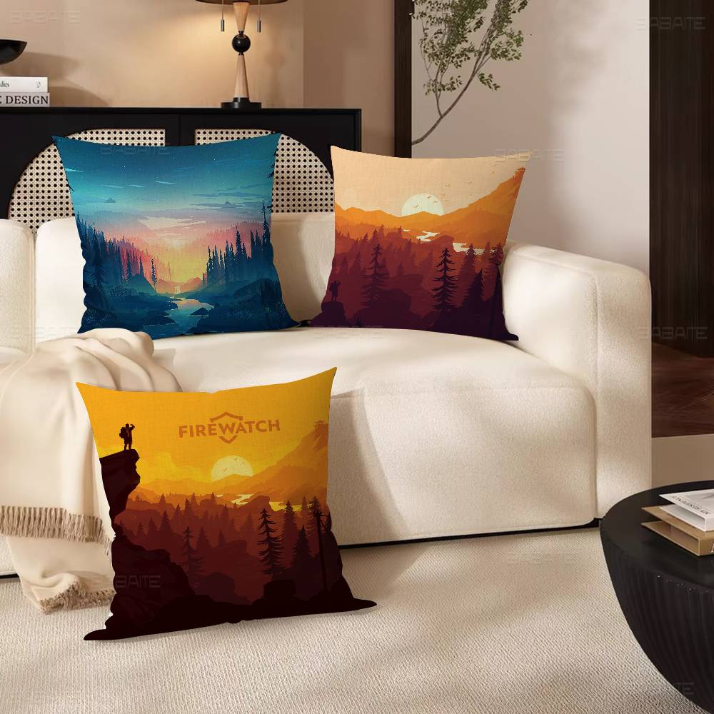 Deep Forest Firewatch Pillowcases Home Bedding Decorative Pillow Cover Wedding Super Soft Pillow Case