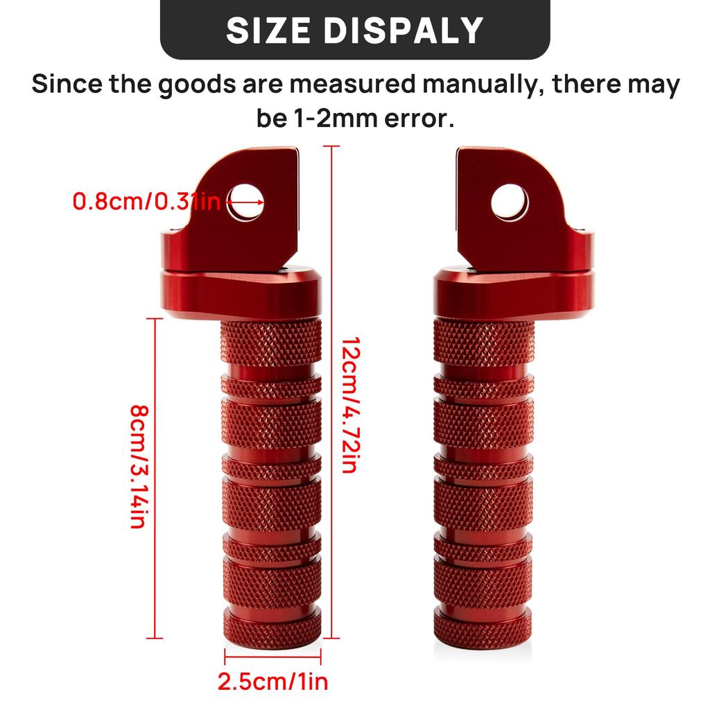 Подножка мотоциклетная передняя педаль противоскользящая серебристый тон подножки для Honda