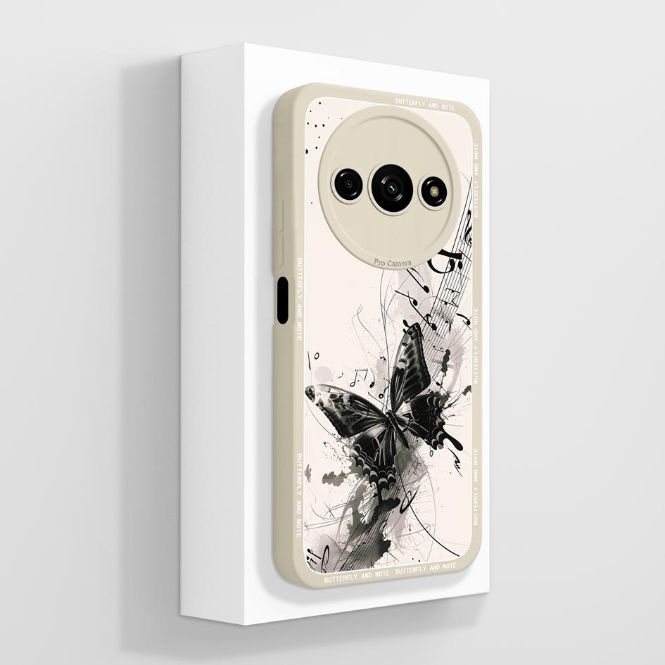 Милый клубничный и медвежий противоударный чехол из жидкого силикона для Redmi A1-A4