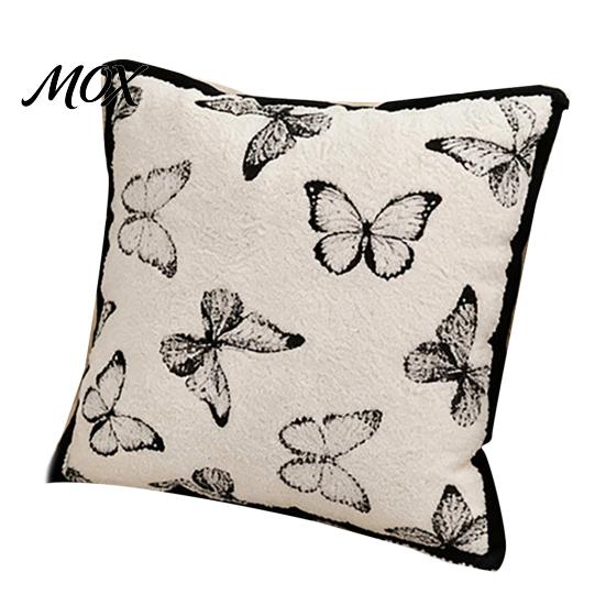 Modern Home Decor Cushion Covers Embroidered Cover, Geometric Throw Pillow Artistic Office Decorative Cover Case for Sofa Bedroom Living Room,