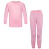 Повседневный модный комплект из двух предметов: брюки с длинным рукавом и однотонная пижама для мальчиков и девочек
