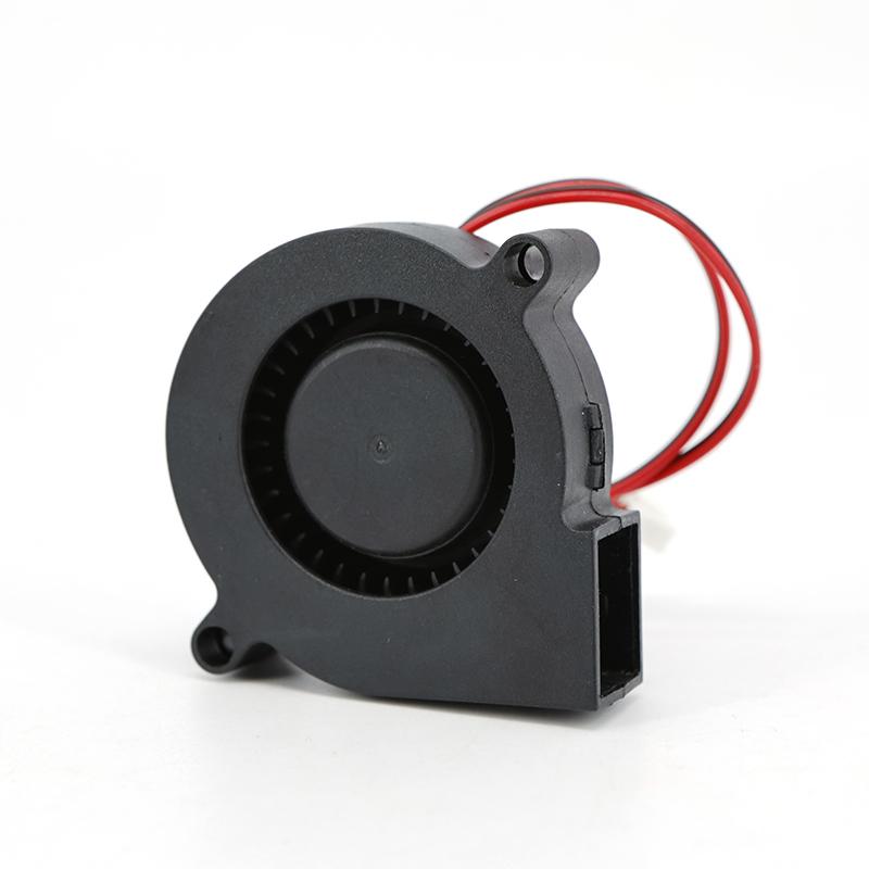 5015 50mm Blower DC 12V 2Pin Dual Hydraulic Bearing Brushless Cooling Turbine 50mm X 15mm Cooler Fan 3D Printer