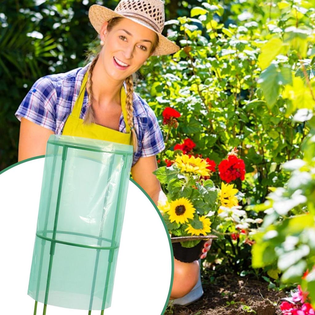 Plant Cloche Wind-Resistant Frost Protection Seedling Plant Cloches For Garden For Raised Bed Vegetable Patch Urban Balcony