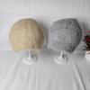 ins simple soft waxy plush versatile knitted hat children autumn and winter outdoor warm wool hat cold hat men