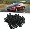 50pcs 10mm Hole Car Nylon Rivet Fastener Bumper Clip Retainer Screw Fender For ------------===ar Fasteners Clip Auto Accessories
