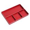 RC Repair Screw Tray 4 Grids Aluminum Alloy Screw Tray with Magnetic Pad for 1/10 1/8 RC Car RC Airplanes