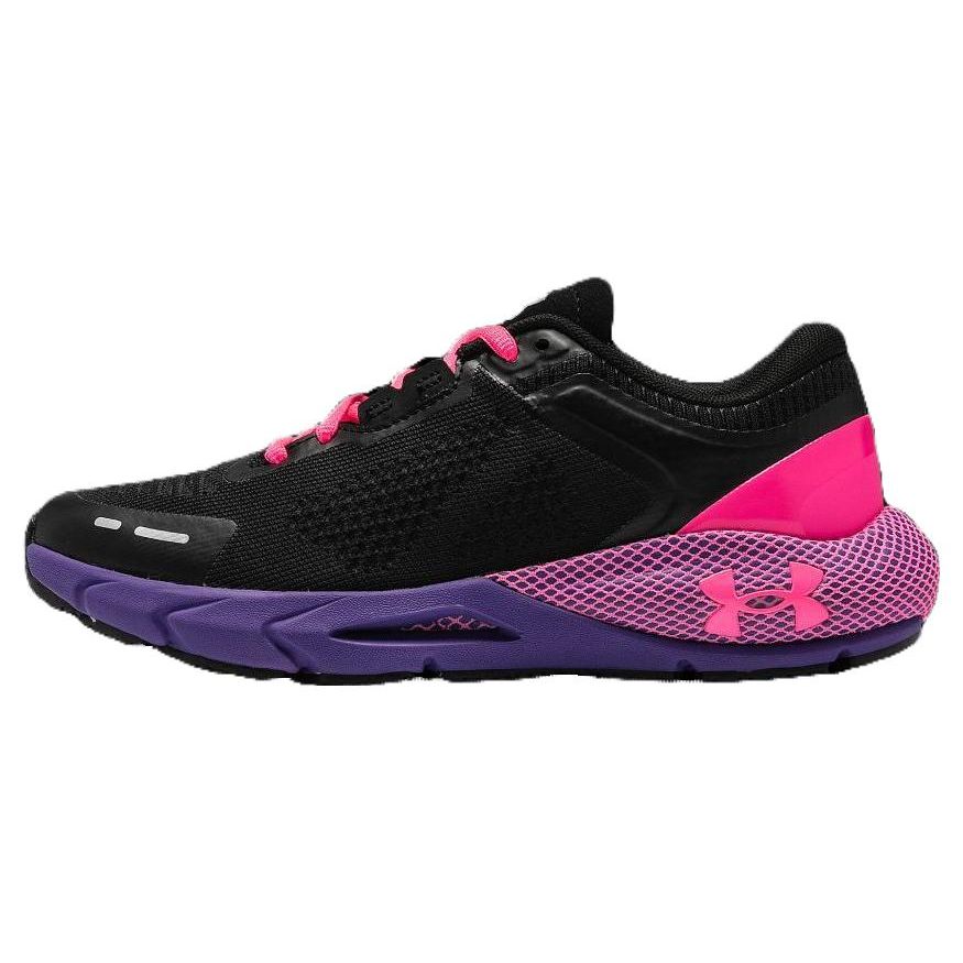 Under Armour HOVR Phantom Comfortable Minimalist Low-Top Casual Running Shoes Men Sneakers Black Pink 3028443-002