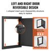 BBQ Access Door, 415x570 mm Single Outdoor Kitchen Door, Cold Plate Flush Mount Door, Wall Vertical Door with Handle, for BBQ Island, Grilling
