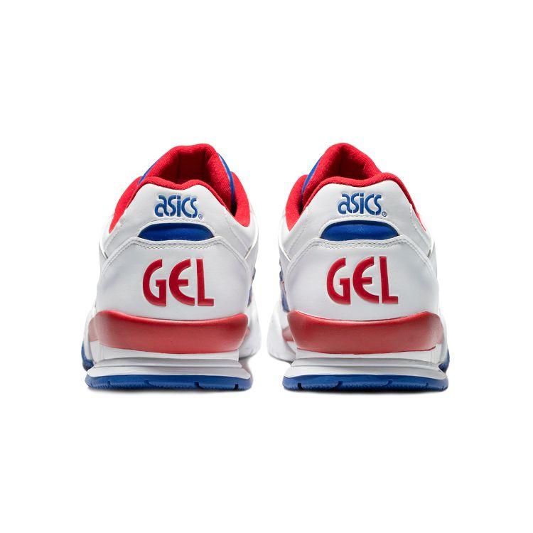 Asics Гель-Спотлайт Лоу Ог Синтетическая Кожа Низкие Ретро Баскетбольные Кроссовки Унисекс кроссовки Белый Синий 1203A232-100