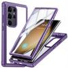 For Samsung Galaxy S25 Ultra Plus S23 Full 360 Magnet Protection Outdoor Waterproof Wireless Charge Case for Galaxy S24 Ultra