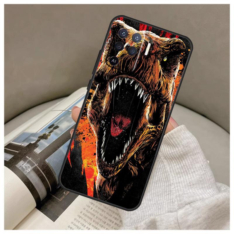 Jurassic Dinosaur World For OPPO A15 A16 A17 A5 A9 A31 A53 A54 A57 S A74 A94 A77 A76 A96 A52 A72 A91 A92 A93 Case