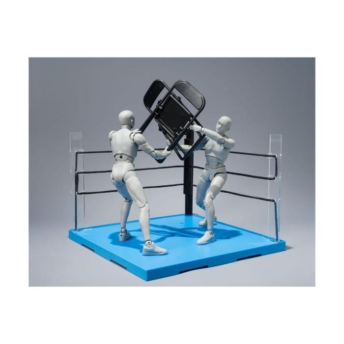 Bandai Tamashii Nations - Tamashii Stage - Accessoires pour figurine Act Ring Corner & Folding Chair Set Neutral Ver.