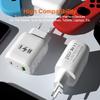 Настенный адаптер с 2 портами 2.4A USB PD дорожное зарядное устройство вилка EU US для iPhone Xiaomi Samsung Huawei