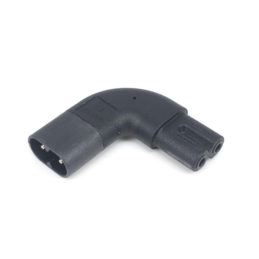 2-Pin Female To Male C7 Female To C8 Male AC Power Converter AC Power Adapter Conversion Plug