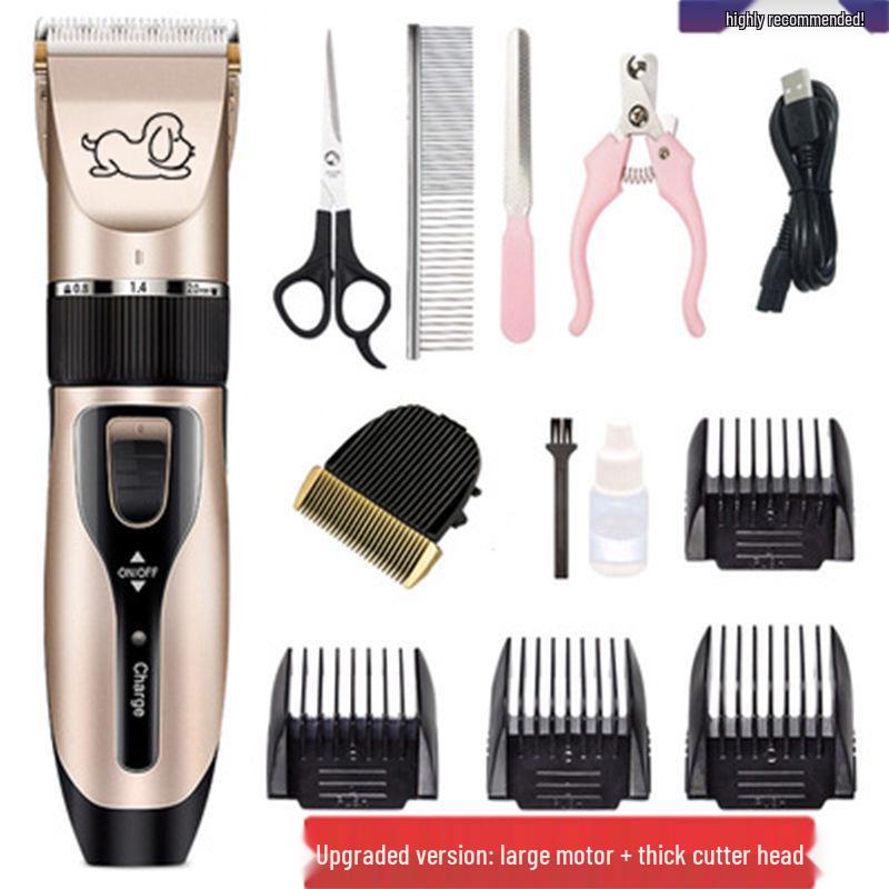 Домашняя электрическая машинка для стрижки шерсти для собак и кошек - Бритва для крупных собак и шерсти на лапах тедди
