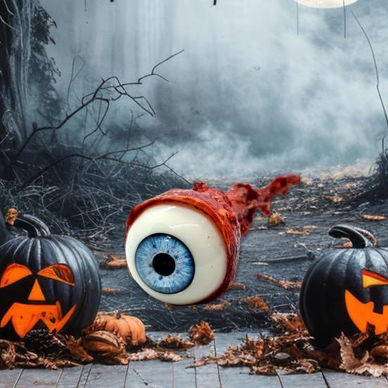 Halloween Ripped Out Eyeball Decoration Scary Fake Eye Balls with Hook Gothic Home Decor for Halloween Event Party