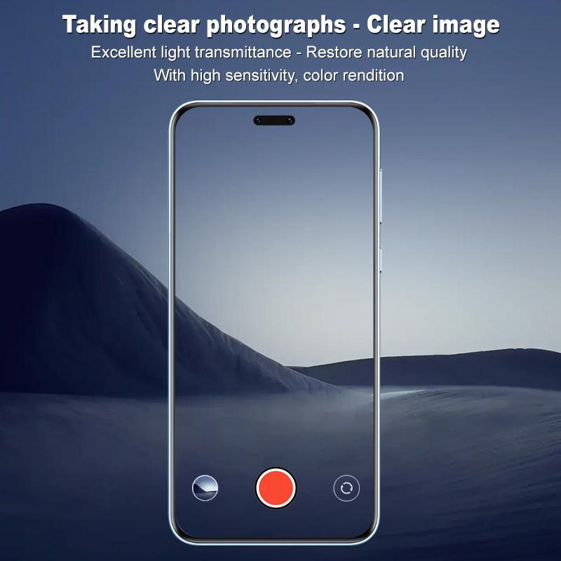 Для Realme 14 Pro 5G Glass IMAK High Definition Glass Lens Film Black Version