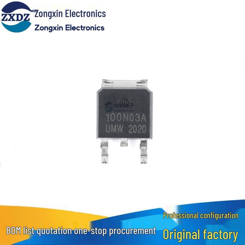 UMW 100N03A TO-252 30В/90А N-канальный MOSFET чип