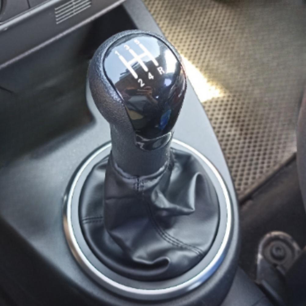 5-ступенчатая ручная ручка переключения передач, ручка переключения передач автомобиля, замена черного пластика для Ford Fiesta Fusion Transit Connect 2002+