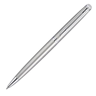 Waterman Металлическая Нержавеющая Сталь Шариковая Ручка Тонкий Подарок Роскошная S0920460 Ручка, Перо, На Масляной Основе, В Коробке, Подарок,