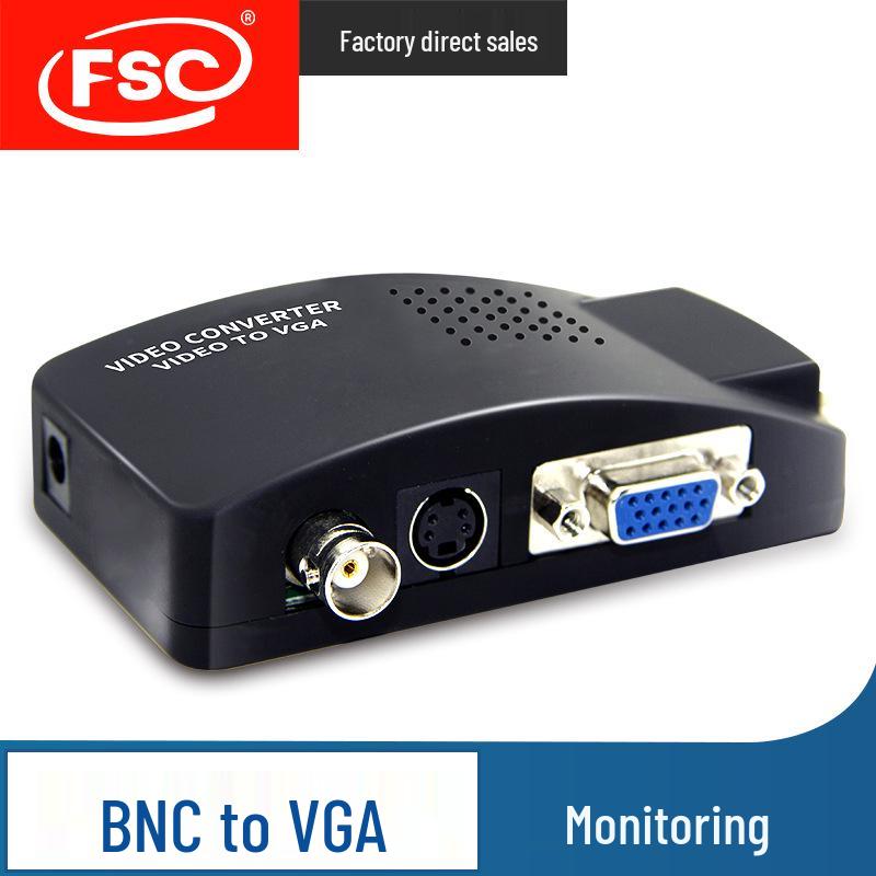BNC to VGA 1080p HD CCTV Video Converter